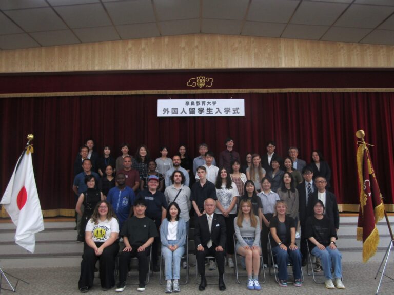 令和7年度秋季留学生入学式が本学山田ホールにて開催されました。