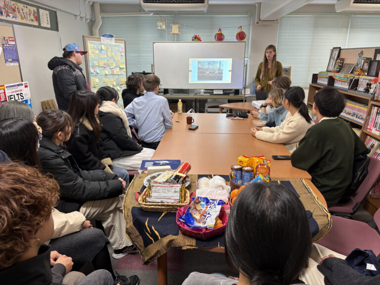 セントラルミシガン大学からの留学生が学期末発表会を行いました。（2025年12月22日）